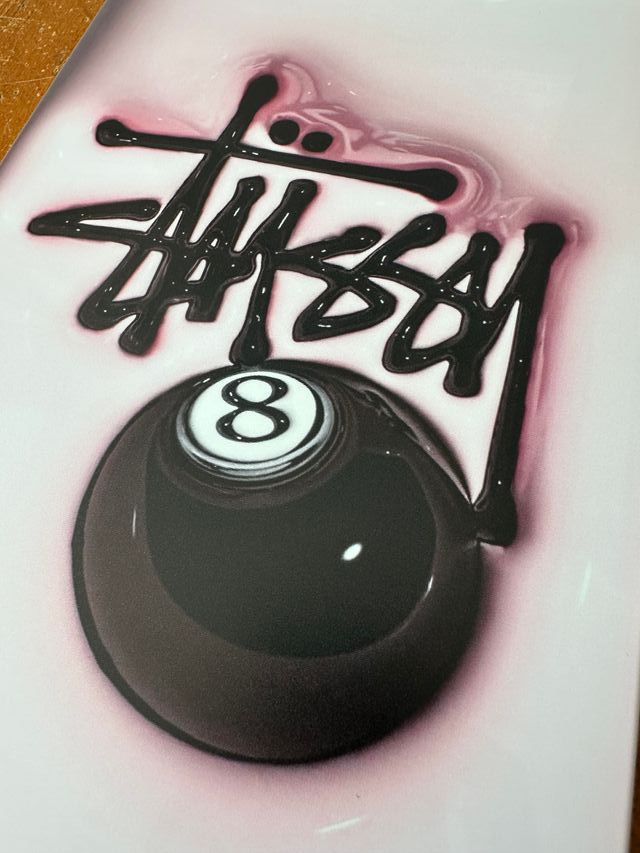 Stussy - Poster Targa Insegna in alluminio