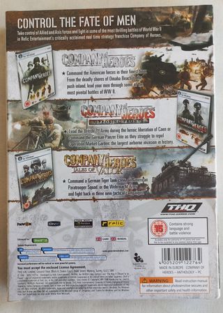 Company of Heroes anthology pc. Nuevo, precintado.
