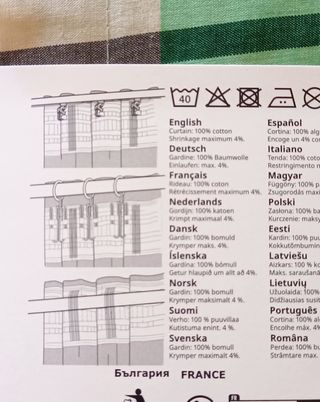 Tenda cotone un telo da 300x300 cm ikea