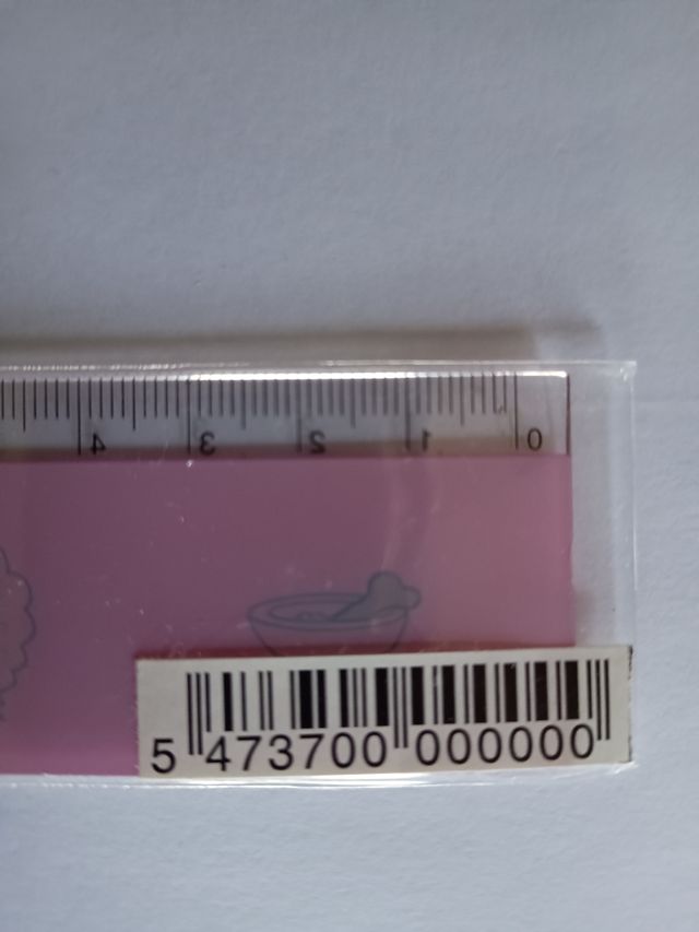 Regla Milú 18 centímetros