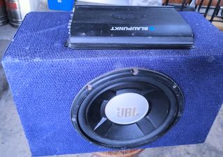 Subwoofer JBL+etapa blaupunkt