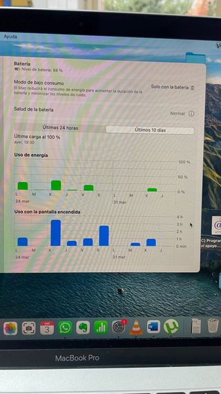 Macbook pro 13” 2017. 8GB RAM y 256 capacidad