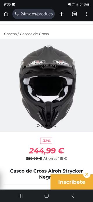 Casco Airoh Stricker Talla S motocross - enduro