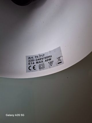 Lampada con moschettone