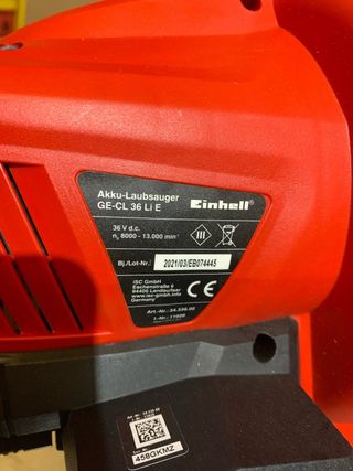 Einhell GECL 36 Li E Solo  Aspiradorsoplador