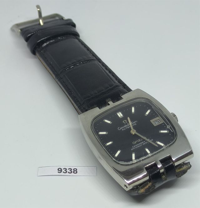 PULIDO OMEGA CONSTELLATION CUSHION DATE MENS AUTO