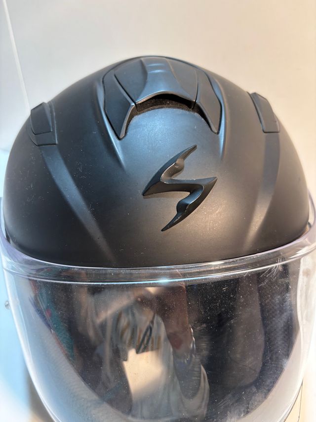 CASCO SCORPION EXO 491 SOLID NEGRO MATE TALLA L