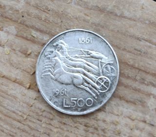 Moneta da 500 lire anno 1961