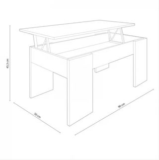 Mesa de Centro Elevable Elise