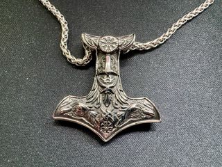COLLAR VIKINGO MARTILLO DE THOR ACERO