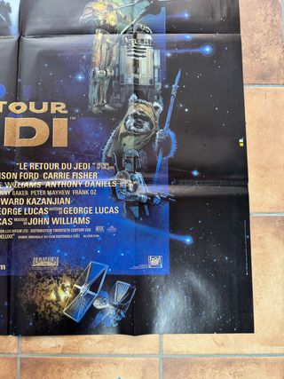 EL RETORNO DEL JEDI LE RETOUR DU JEDI POSTER 1996