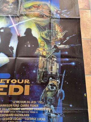 EL RETORNO DEL JEDI LE RETOUR DU JEDI POSTER 1996