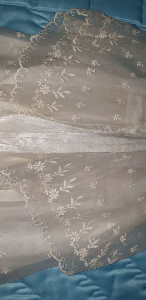 batón para bautizar vintage