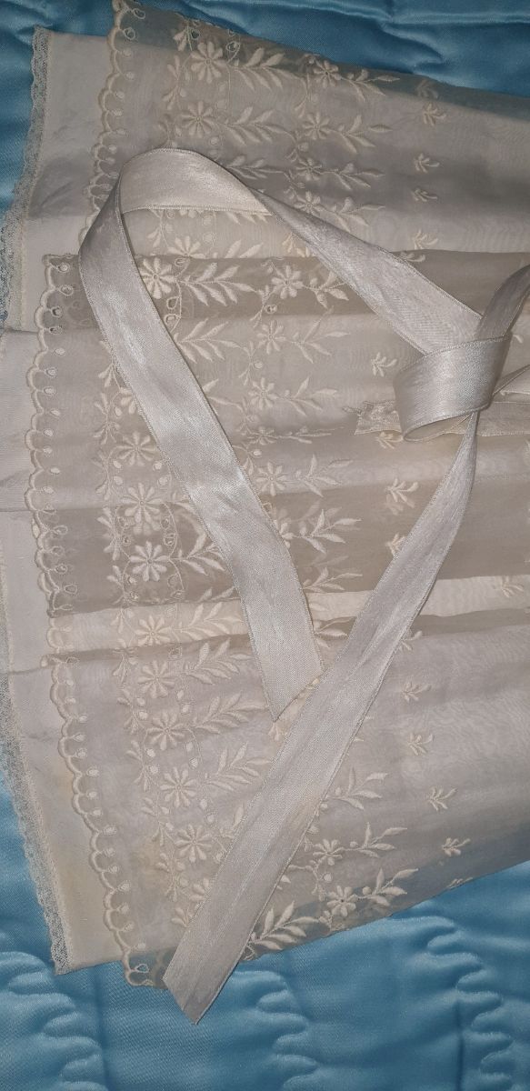 batón para bautizar vintage