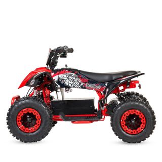 Quad mini 1000w eléctrico rojo y negro nuevo