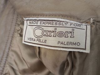 Gonna Vintage in Vera Pelle beghe cachi