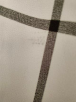 Pantalón de tela a cuadros