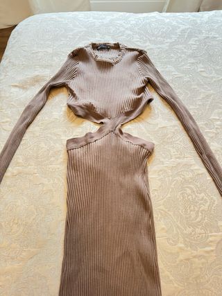 Vestido Canale marron