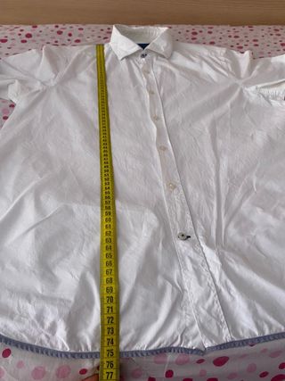Camisa blanca hombre Massimo Dutti