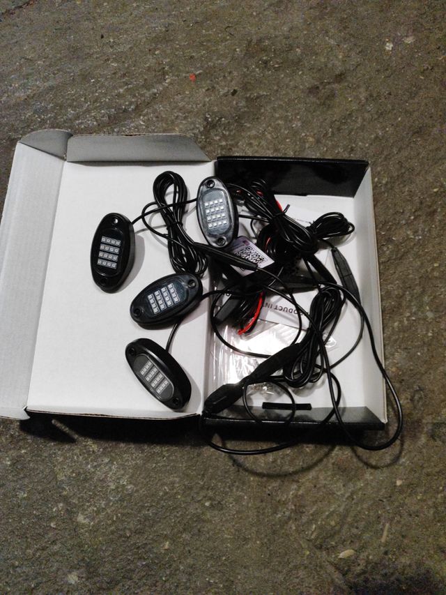 Kit 4 luces de roca o bajos 4x4 patrol