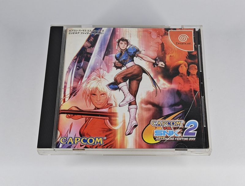 Imagen de Capcom Vs SNK2 Dreamcast con spinecard