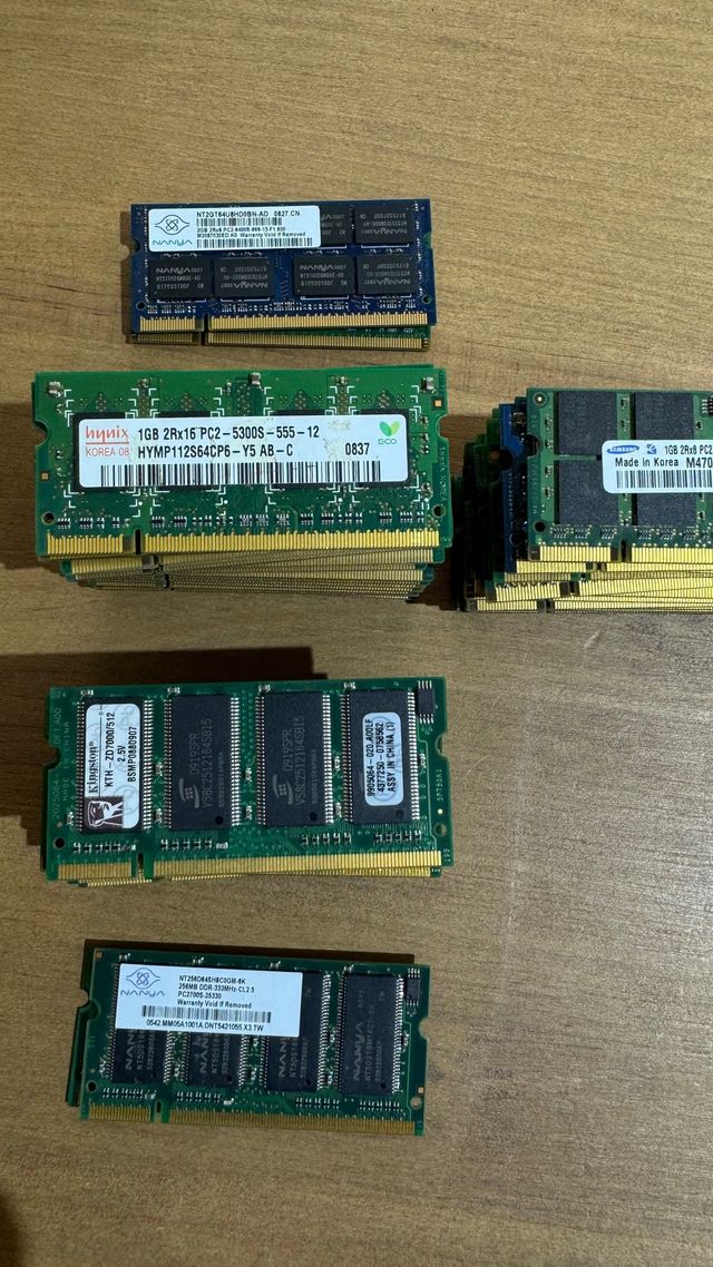 Pack Módulos memoria SODIM