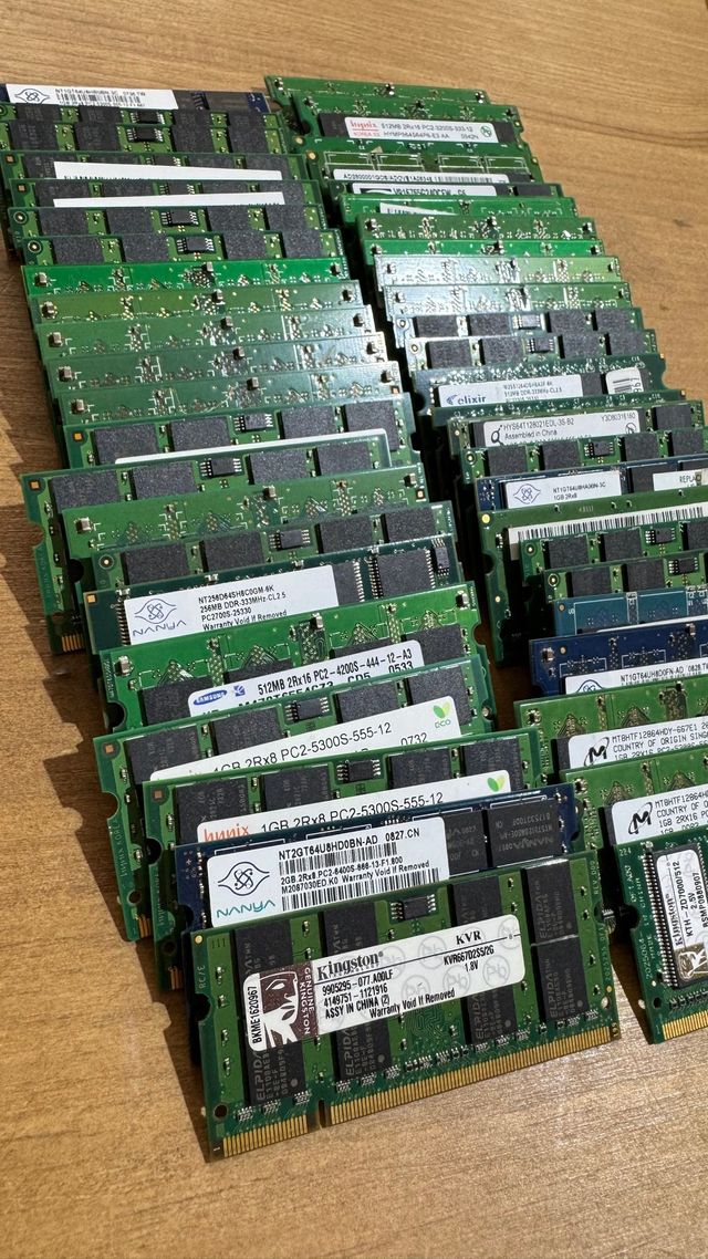 Pack Módulos memoria SODIM