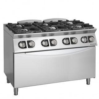Cocina a gas Giorik ECG76EH de 6 quemadores + HOR
