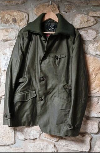 Chaquetón verde militar L
