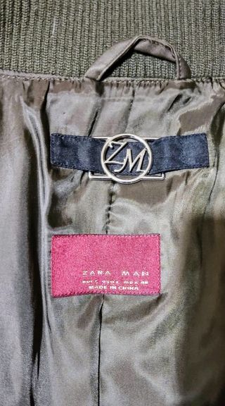 Chaquetón verde militar L
