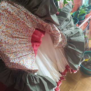 Falda campera handmade 