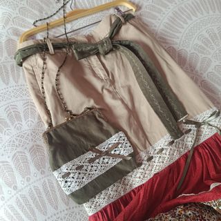 Falda campera handmade 