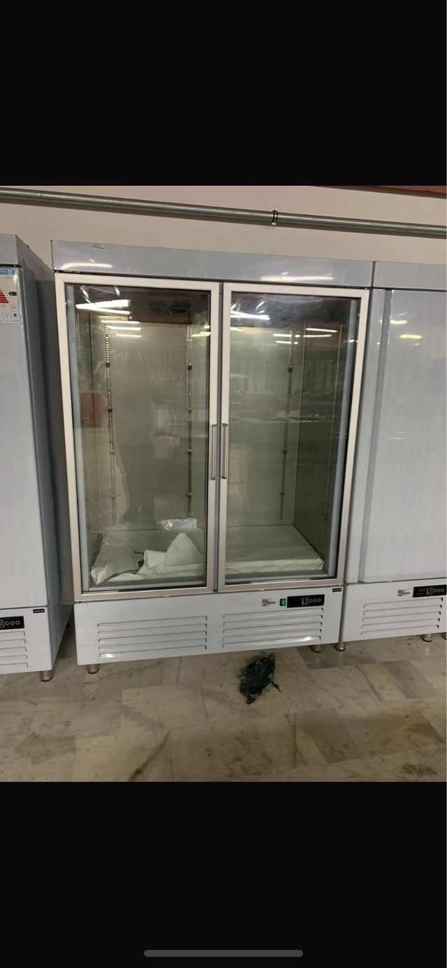 Armario refrigerado puertas cristal