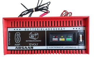 Cargador baterías ABSAAR 12V 6A Led BBL 1206