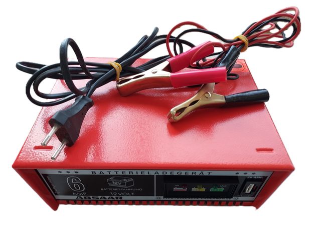 Cargador baterías ABSAAR 12V 6A Led BBL 1206