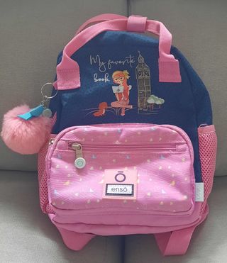 Lote de 3 minimochilas y un bolsita de niña.