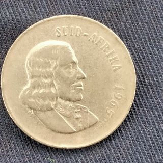 Moneda 20 céntimos Sudáfrica 1965