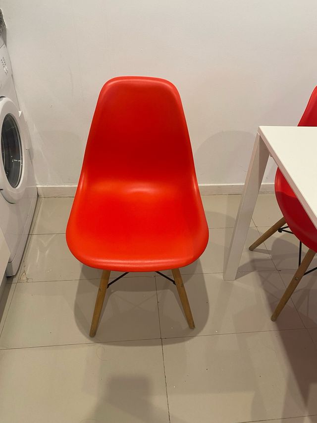 Sillas color rojo 8 ikea