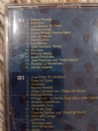 CD con canciones de Flamenco . Doble cds.