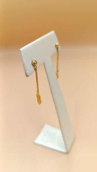 Pendientes de oro de 18kt.