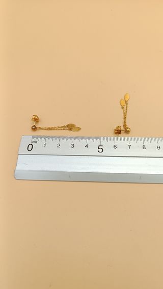 Pendientes de oro de 18kt.