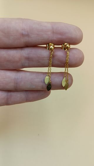 Pendientes de oro de 18kt.