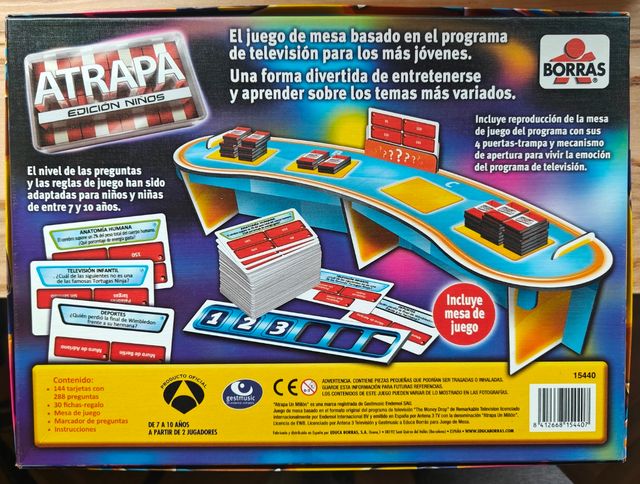 Atrapa un millon ed. Niños