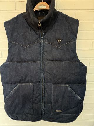 G STAR chaleco acolchado vaquero talla XL 