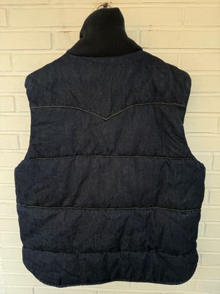 G STAR chaleco acolchado vaquero talla XL 