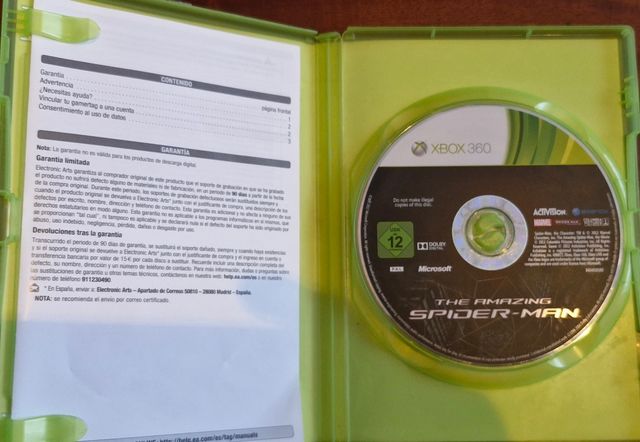 🇪🇦 Spiderman 3 y The Amazing Spiderman Xbox 360