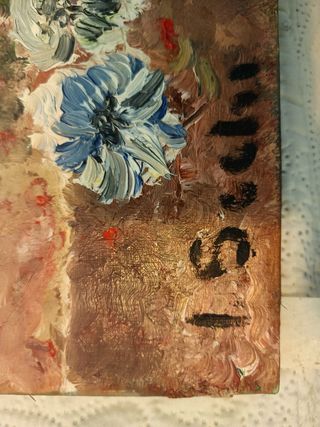 Dipinto quadro natura morta