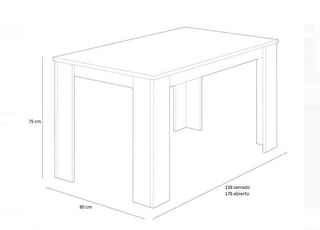 Mesa Extendible + 6 Sillas