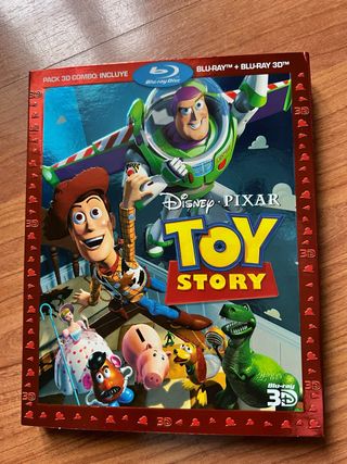 Disney Pixar Toy Story Bluray 3D y Bluray y FUNDA