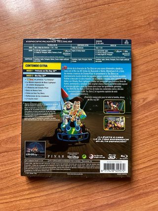 Disney Pixar Toy Story Bluray 3D y Bluray y FUNDA